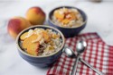 Coconut Rice Pudding with Peach, Ginger, and Cardamom Paired with Heaven's Kiss Dessert Wine!